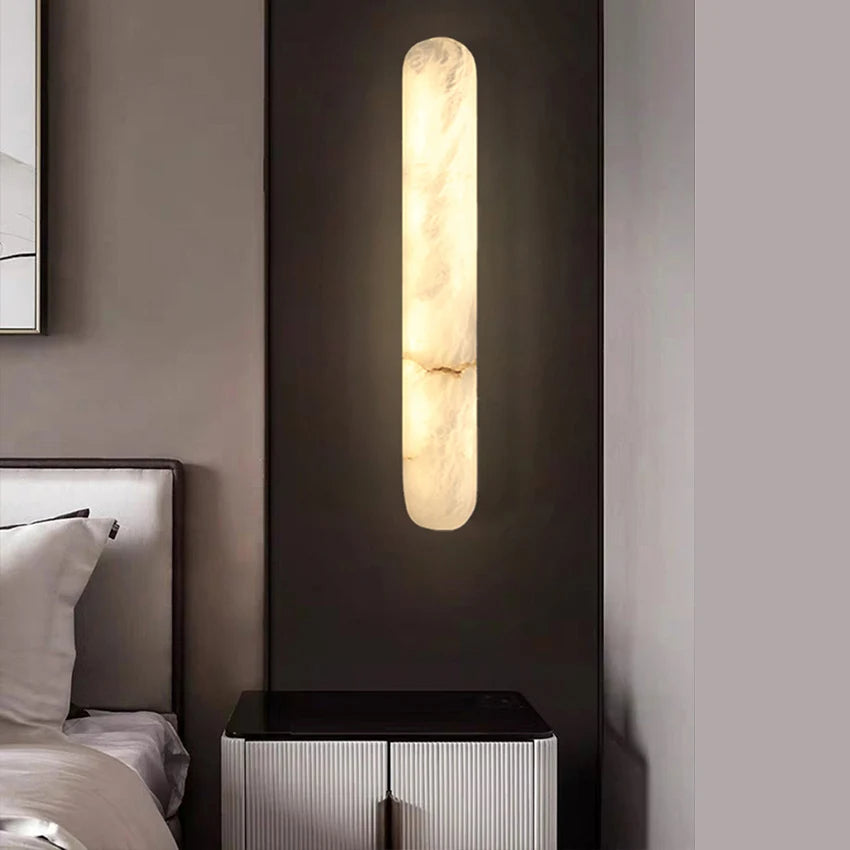 Kalix Contour Marble Wall Sconce – product view 2
