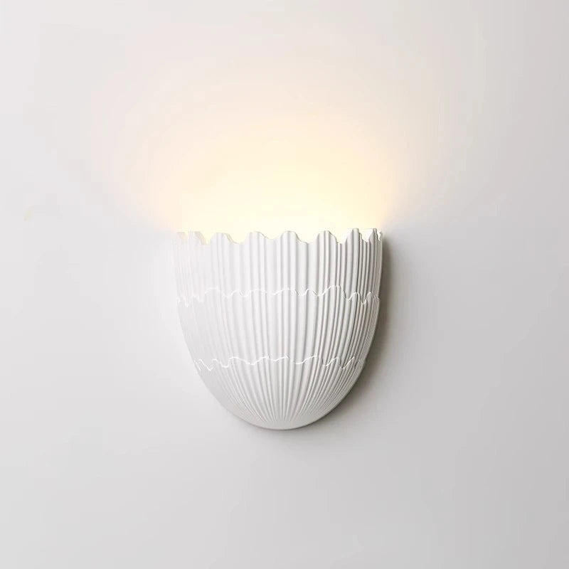 Ilaria Personalized Gypsum Wall Sconce for Hallway – Minimalist
