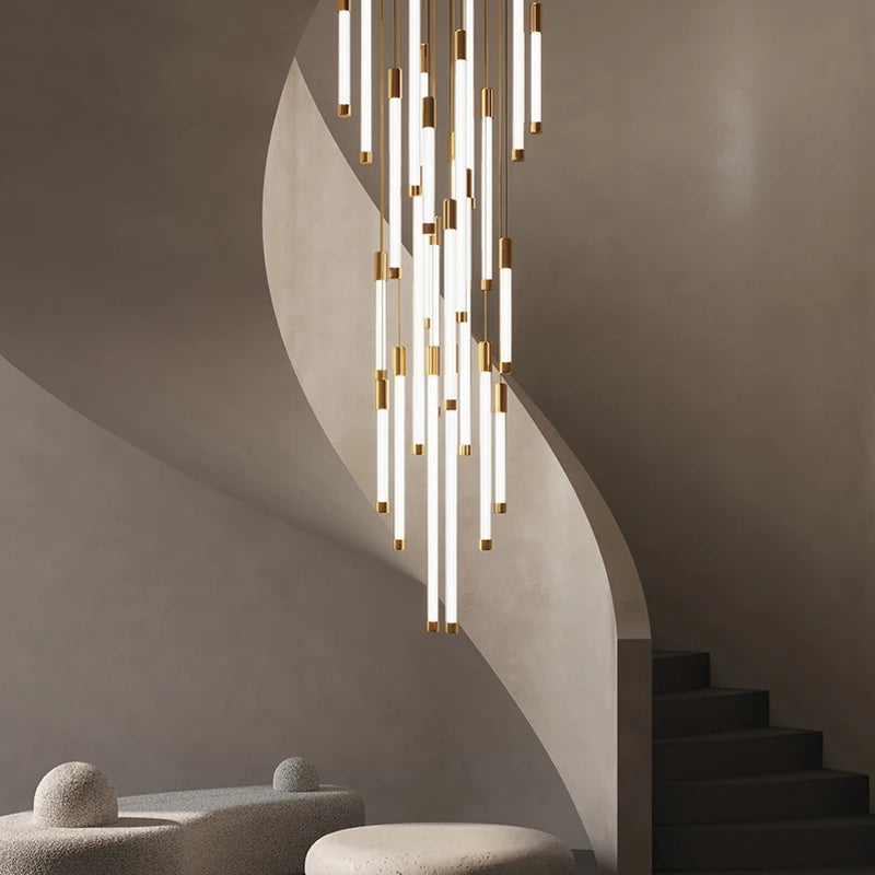 Metal Chandelier – Modern LED for Living Room, Restaurant & Café | Noemi Dome by Evenlyr