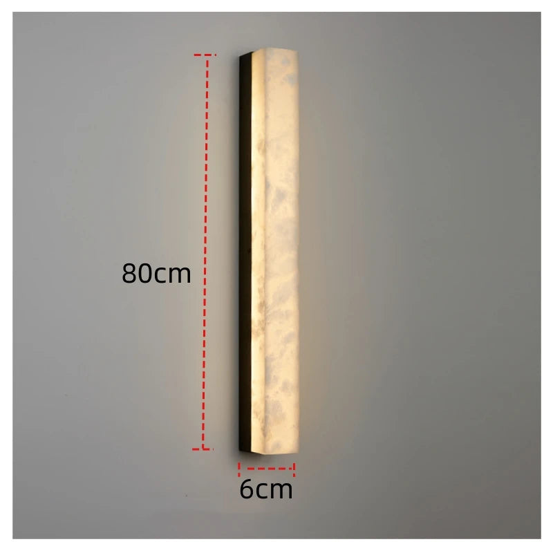 Junia Contour Marble Wall Sconce – product view 9