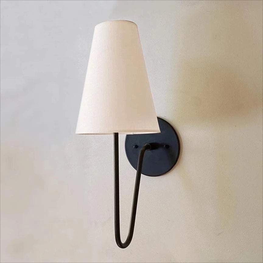 Thalia Veil Brass Wall Sconce – product view 2