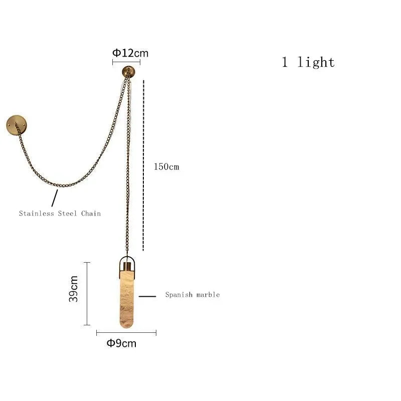 Tivoli Brass Modern Chandelier for Dining Room – detail view 9