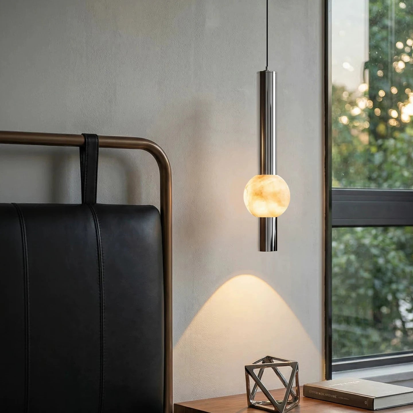 Siena Adjustable Pendant Light for Bedroom – Luxury – detail view 3