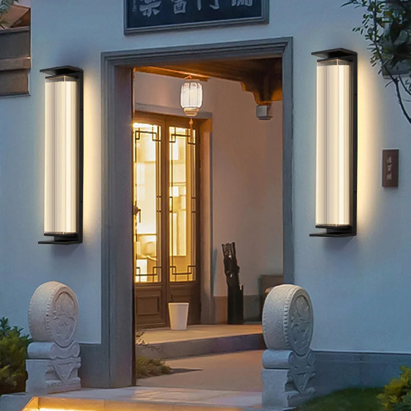 Tivoli IP65 Solar Outdoor Wall Light for Exterior Wall