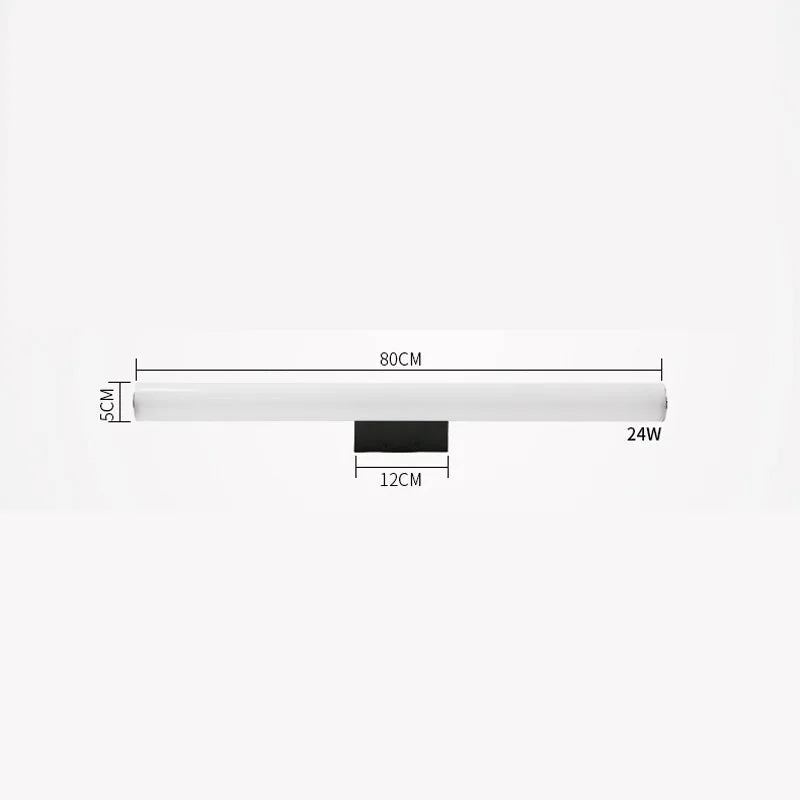 Metal Linear LED Bathroom Vanity & Mirror Light – Modern LED Linear for Bathroom | Isola Frame by Evenlyr