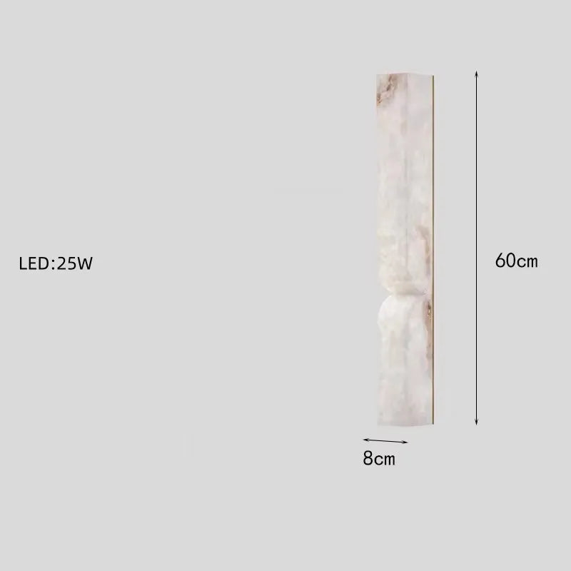 Helian Veil Alabaster Wall Sconce – product view 6