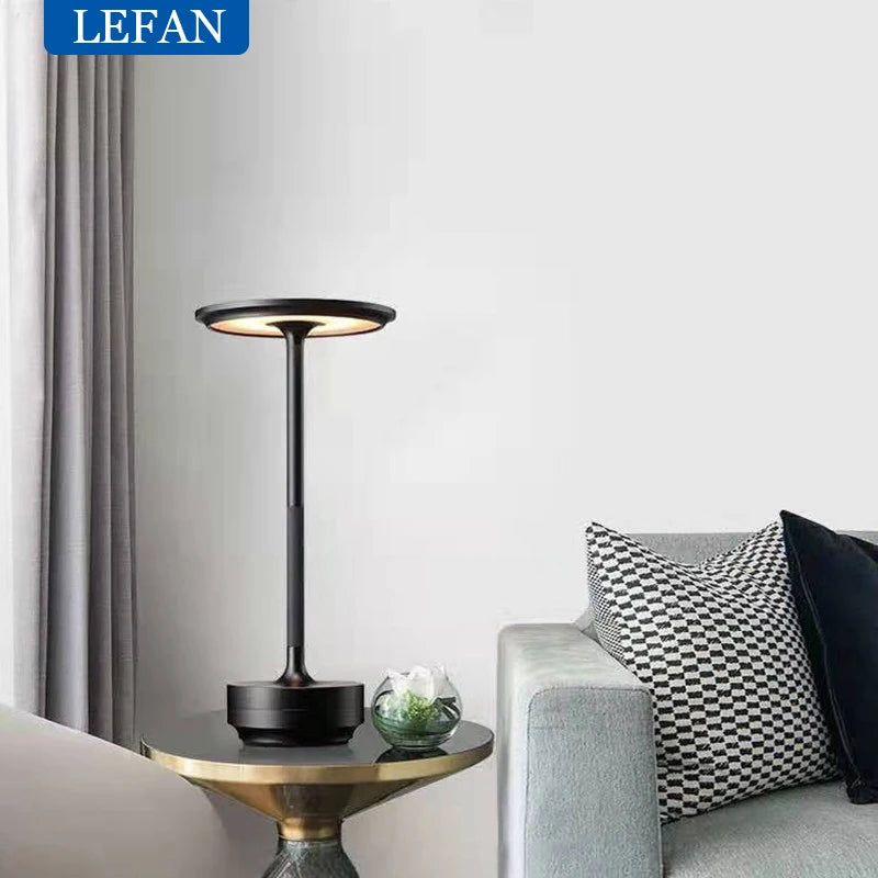 Perrin Contour Rechargeable Metal Floor Lamp – product view 6