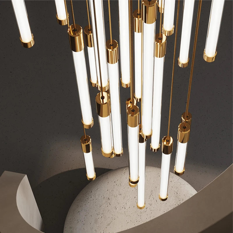Metal Chandelier – Modern LED for Living Room, Restaurant & Café | Noemi Dome by Evenlyr