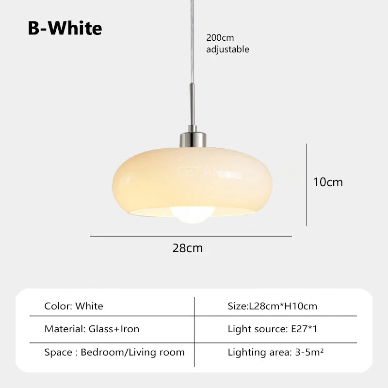 Ravena Modern Glass Chandelier for Bedroom