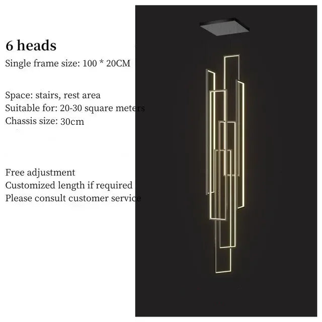 Metal Chandelier – Nordic LED for Living Room | Alora Arc by Evenlyr