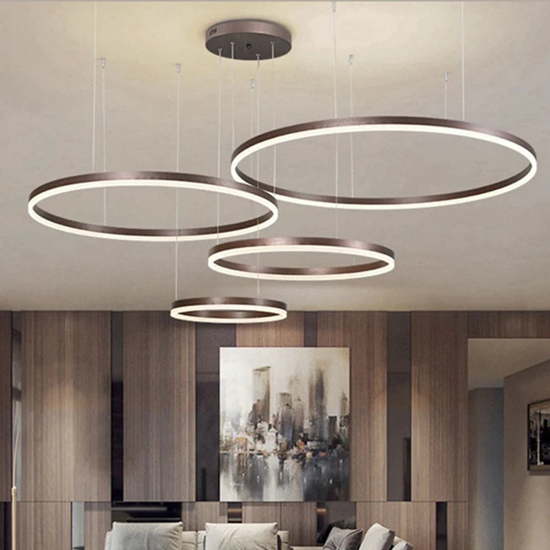 Cora Sculpt Aluminum Chandelier – Dimmable – product detail 6
