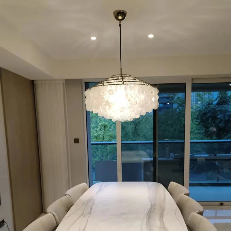 Fiore Arc Sculptural Metal Pendant Light – product view 5