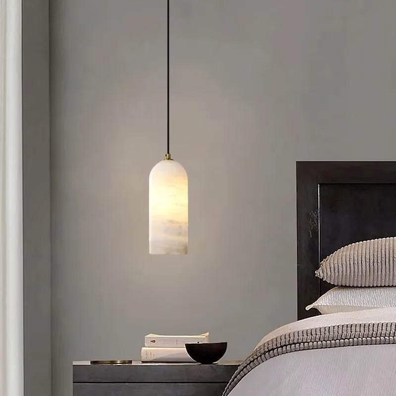 Alba Trace Natural Marble Chandelier – Nordic – product detail 3