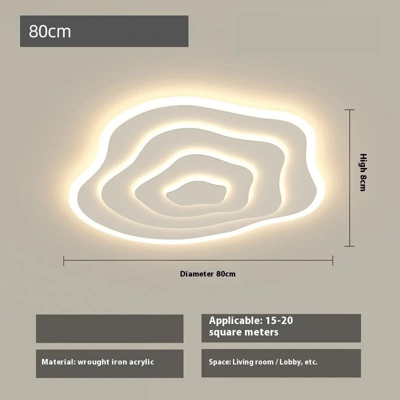 Floris Halo Sculptural Metal Ceiling Light – product view 9