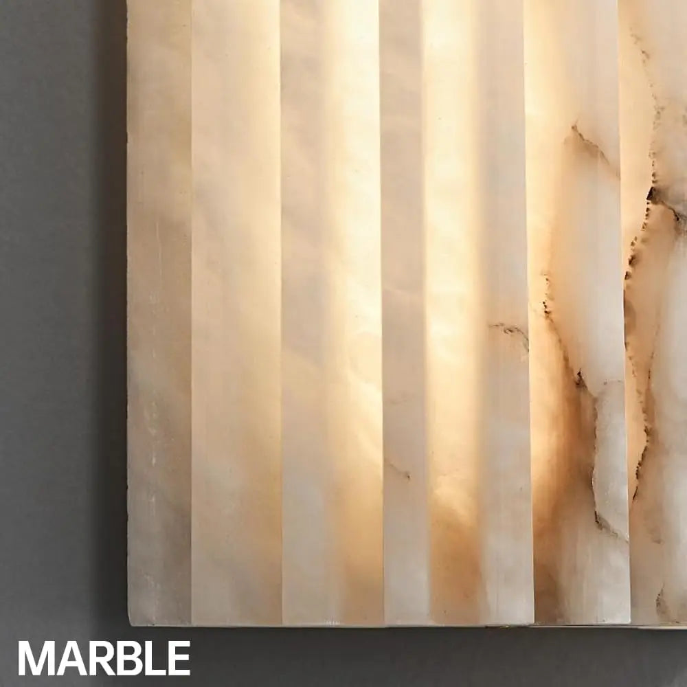 Vita Crescent Marble Wall Sconce – Minimalist – product detail 4