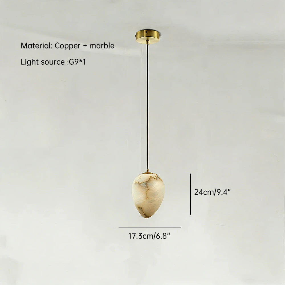 Xavia Arc Cloud Alabaster Table Lamp – product view 11
