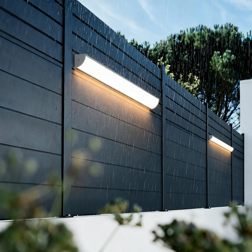 Quintara IP65 Linear Outdoor Wall Light for Porch – Remote Control