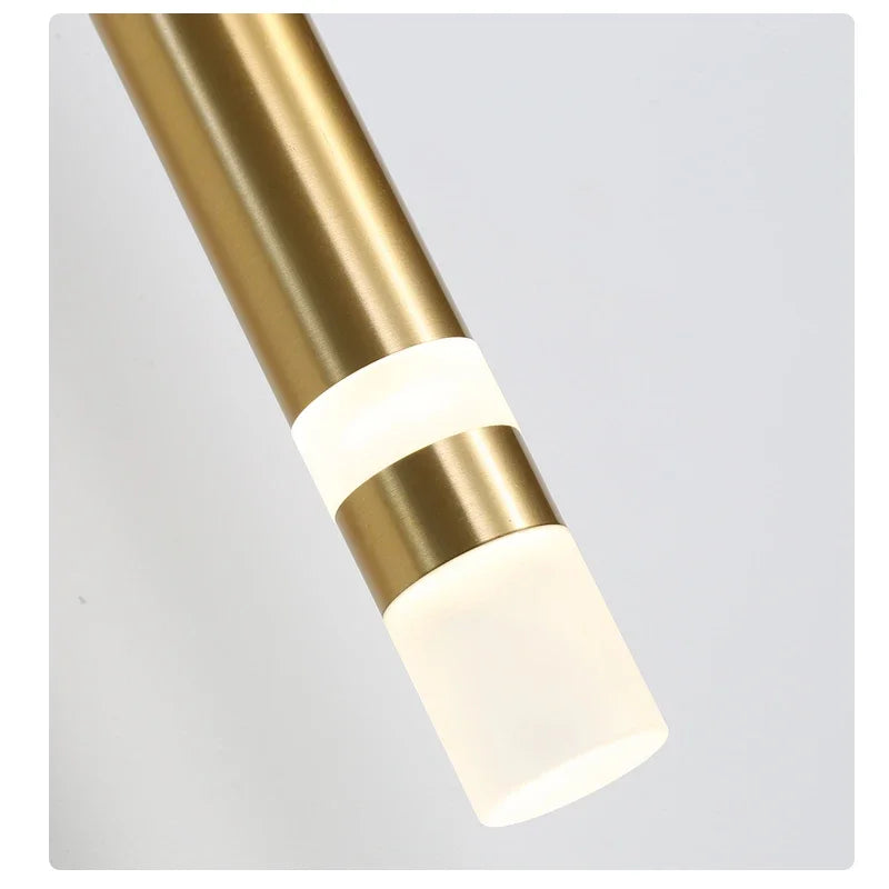 Metal Chandelier – Modern LED for Living Room, Bedroom & Bedside | Alora Crest by Evenlyr