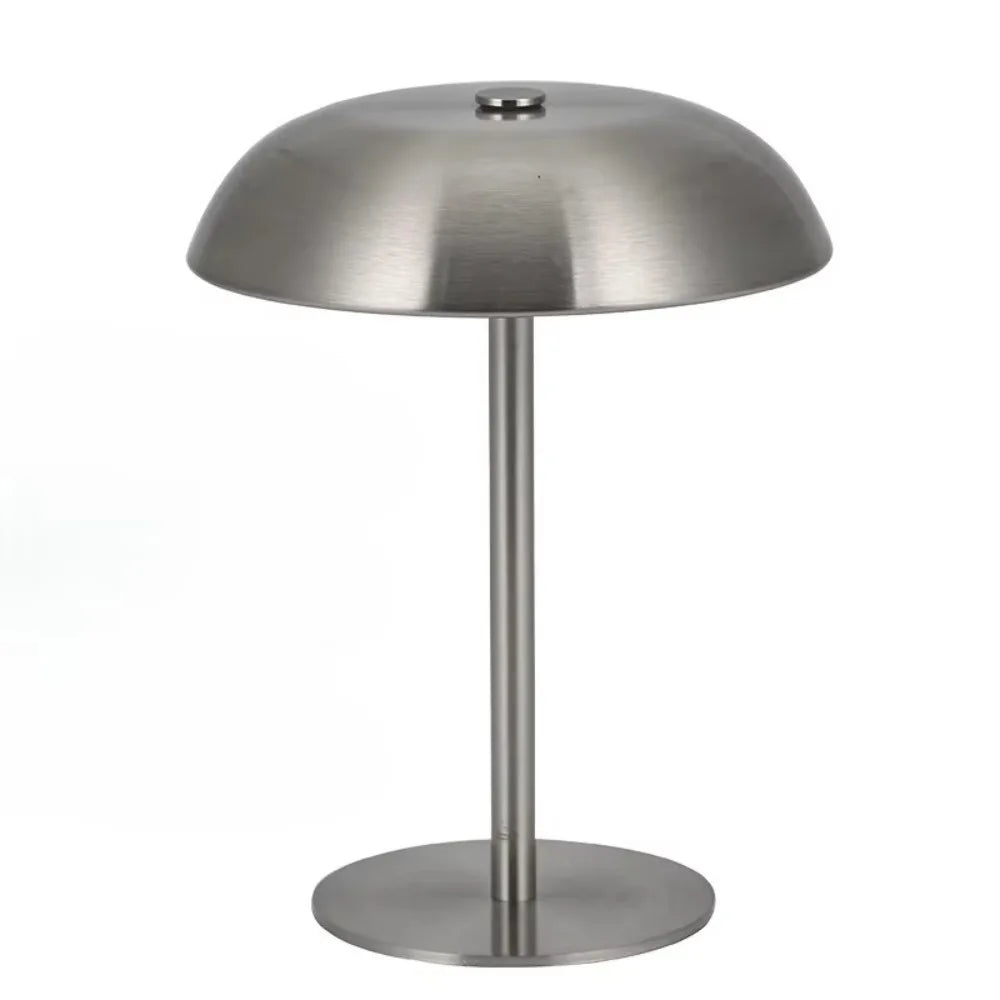 Metal Table Lamp – Modern Minimalist Dimmable LED for Bedside, Restaurant Table, Hotel Room | Maris Column by Evenlyr