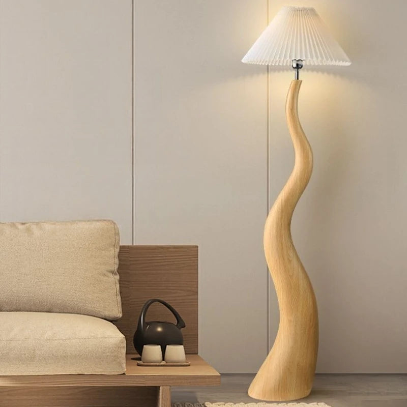 Kaia Ribbon Fabric Floor Lamp – Minimalist – product detail 4