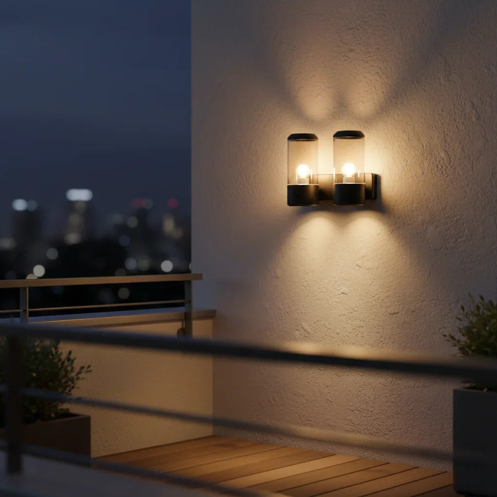Ginevra Up-and-Down Outdoor Wall Light for Garden Wall
