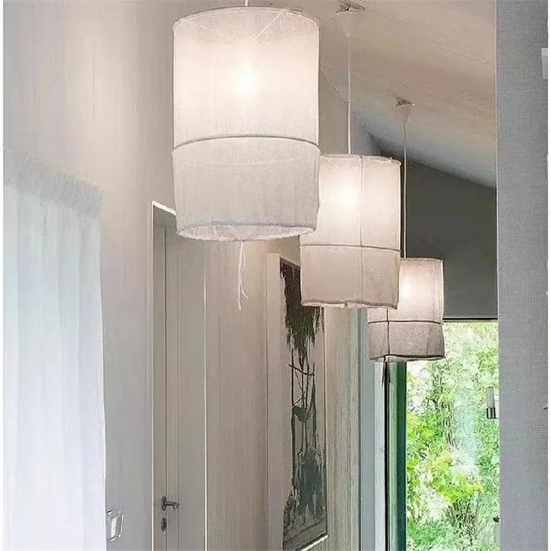 Fabric Chandelier – Wabi-Sabi Japanese for Dining Room & Kitchen, Restaurant & Café | Maris Frame by Evenlyr