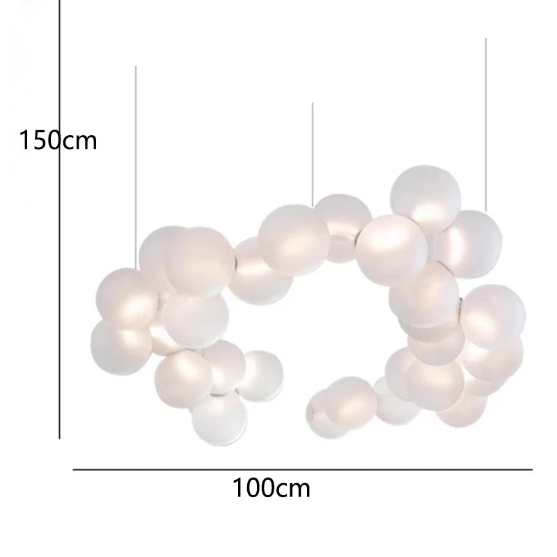 Livia Muse Acrylic Chandelier – Dimmable – product detail 8