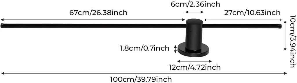 Ravena 39-Inch Linear Outdoor Wall Light for Porch – IP65