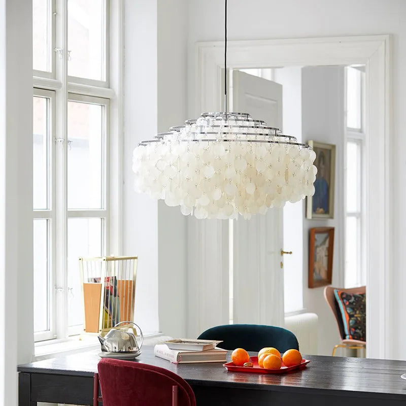 Fiore Arc Sculptural Metal Pendant Light – product view 3
