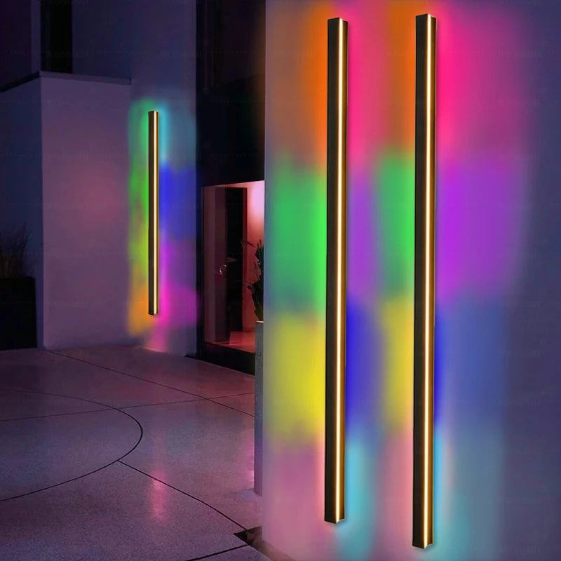 Ilaria RGB Outdoor Wall Light for Garden Wall – IP65 – detail view 4