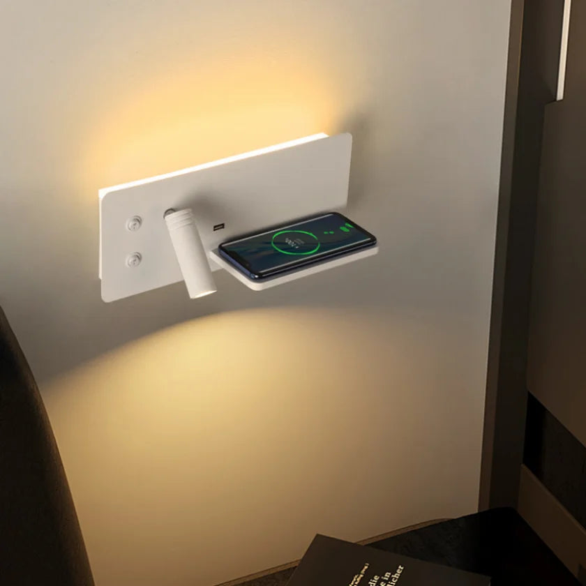 Quilla Veil Bedside Wall Sconce with Wireless Charging original product reference