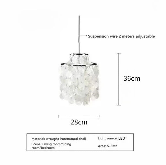 Fiore Arc Sculptural Metal Pendant Light – product view 10