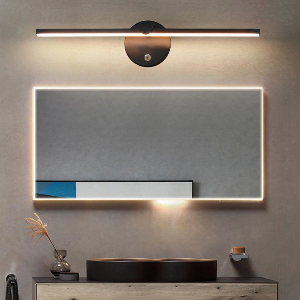 Metal Wall Sconce – Modern Minimalist Dimmable LED for Bedroom, Living Room, Dining Room | Liora Cascade by Evenlyr