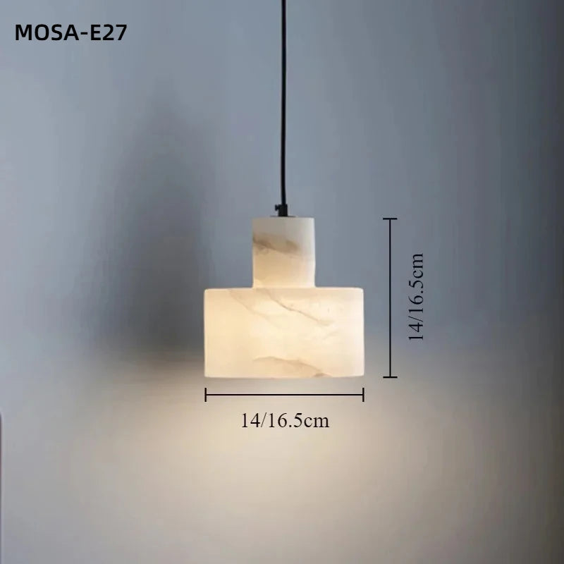 Brielle Veil Marble Pendant Light – product view 7