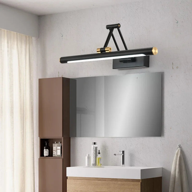 Juniper Foldable LED Vanity Mirror Light for Bathroom – detail view 3
