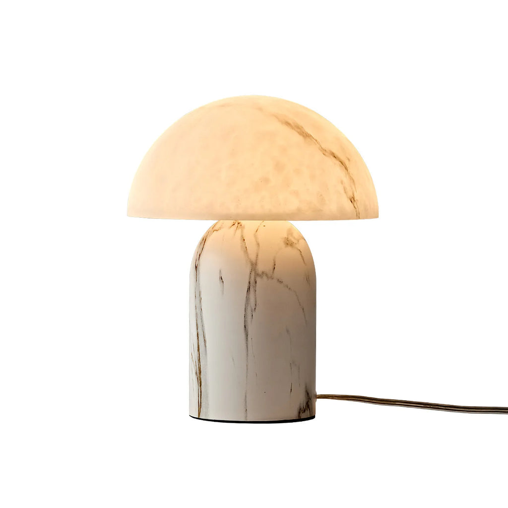 Marble Table Lamp – Wabi-Sabi Japanese for Bedside, Desk & Office, Living Room | Evanthe Grove by Evenlyr
