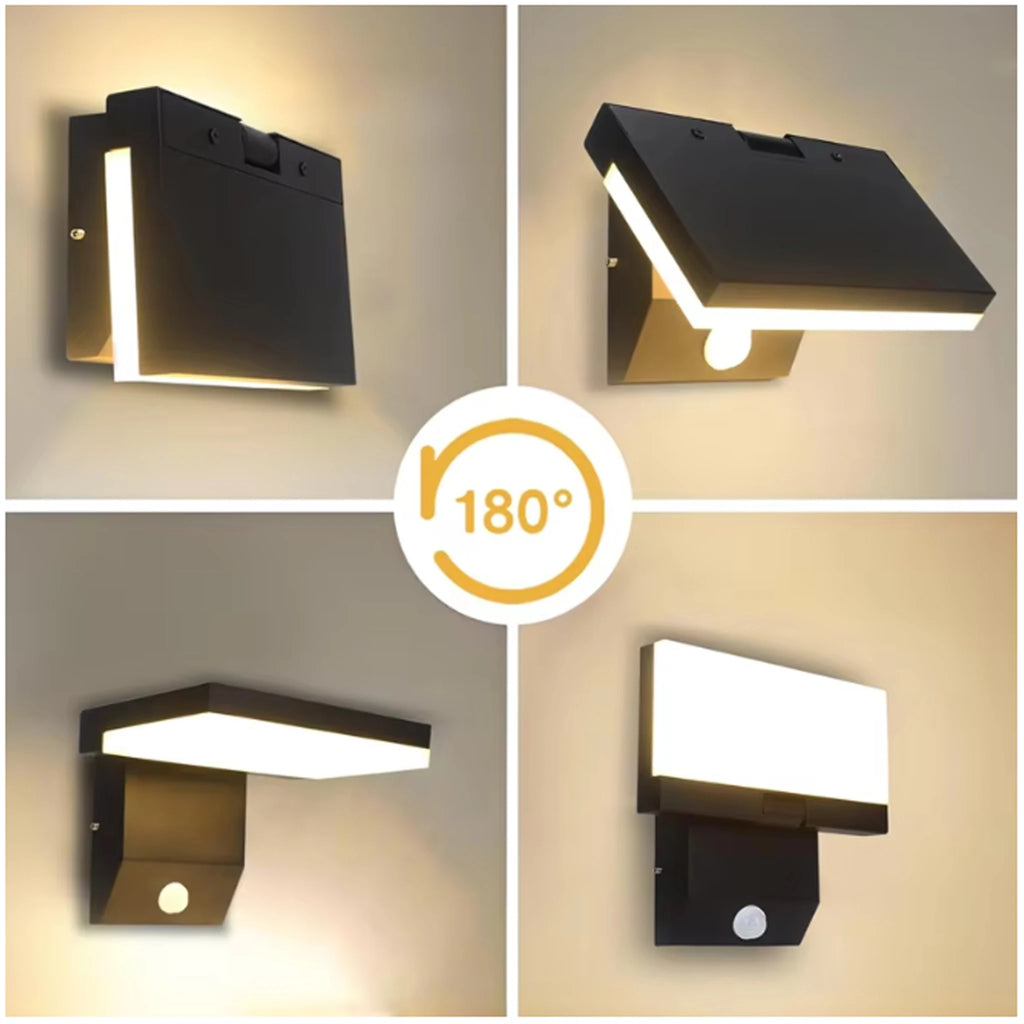 Palermo IP65 Motion Sensor Outdoor Wall Light for Front Door – detail view 5