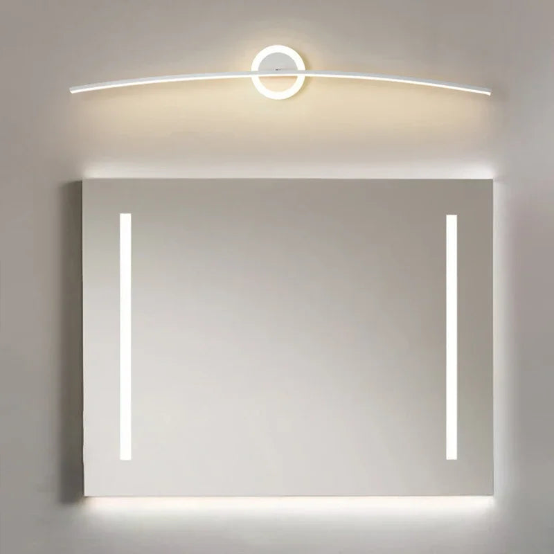 Metal Wall Sconce – Modern LED for Bathroom, Bedroom & Bedside, Living Room | Selene Orbit by Evenlyr