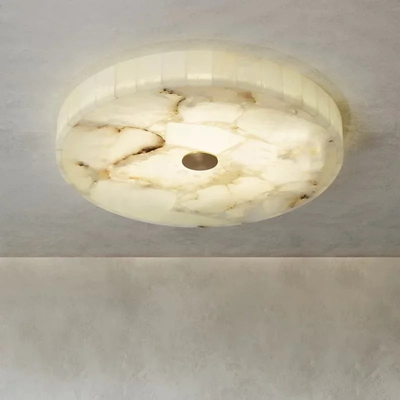 Aveline Contour Sculptural Alabaster Wall Sconce – product view 2