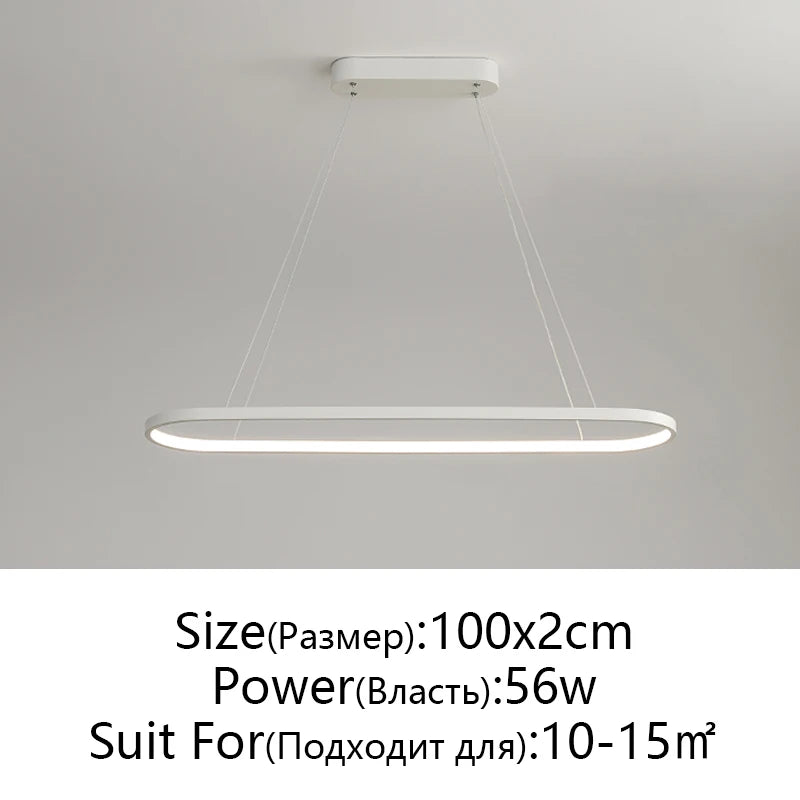 Zora Cove Aluminum Chandelier – Dimmable – product detail 8