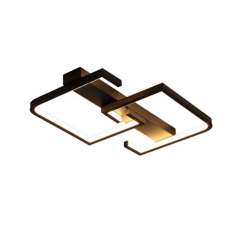 Metal Flush Mount Ceiling Light – Nordic Modern Dimmable LED for Bedroom, Living Room, Kitchen | Aurelia Arc by Evenlyr
