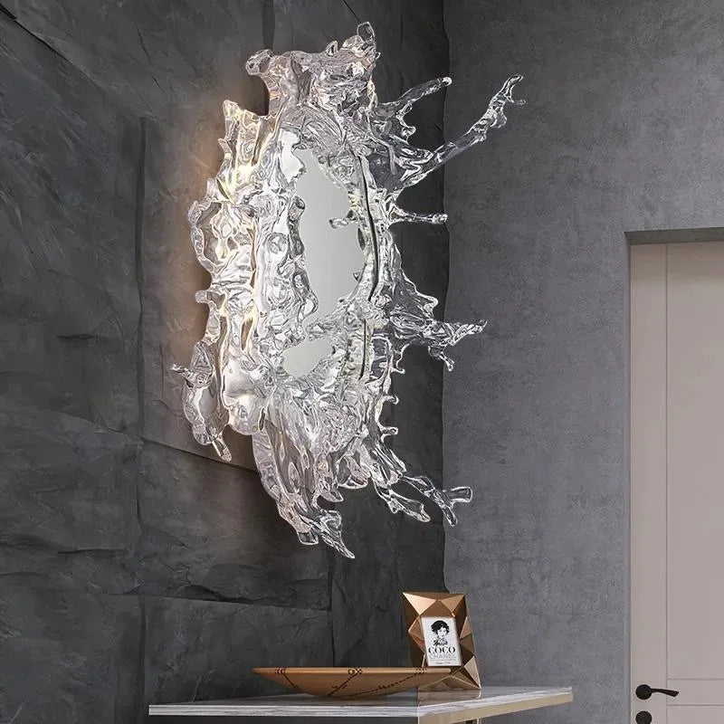 Glass Wall Sconce – Modern for Bathroom, Bedroom & Bedside, Living Room | Calista Dome by Evenlyr