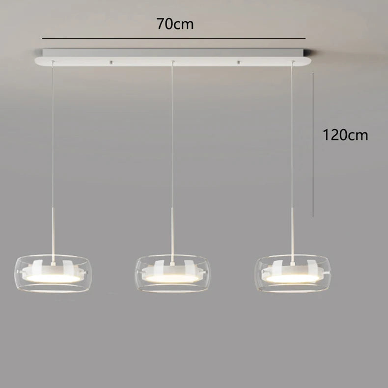 Vita Crescent Glass Chandelier – Remote Control – product detail 17