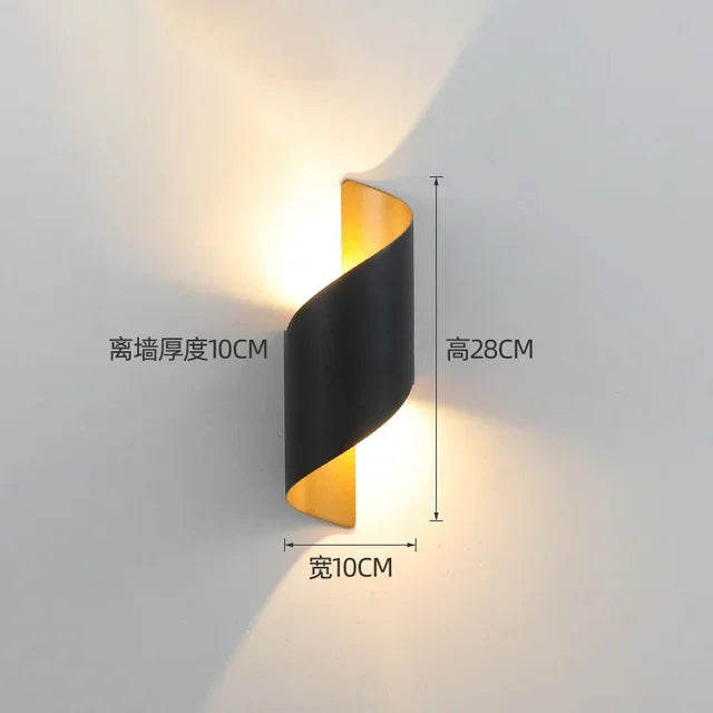 Kensley 10W Up & Down Outdoor Wall Light for Hotel Exterior – IP65 – detail view 8