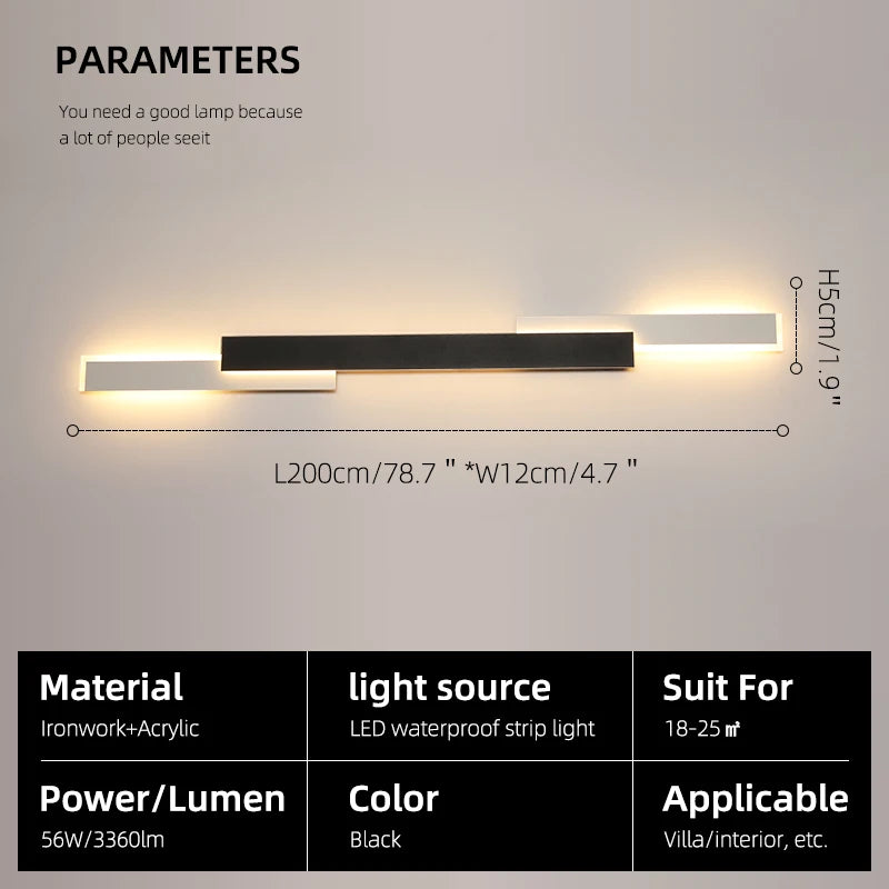 Merano IP65 Outdoor Wall Light for Garden Wall – Dimmable