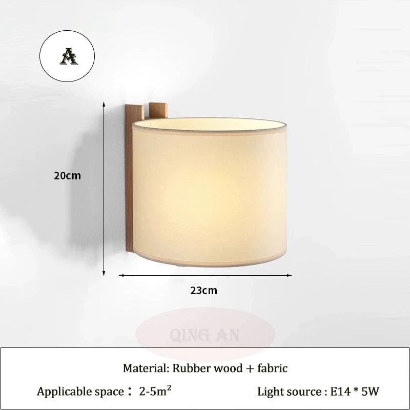 Oriana Halo Wood Wall Sconce – product view 8