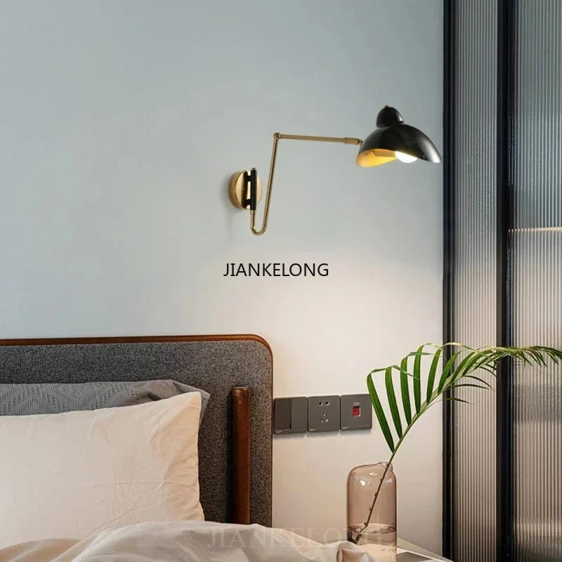 Metal Linear Wall Sconce – Industrial LED Linear for Bedroom & Bedside, Hotel & Hospitality | Aveline Halo by Evenlyr