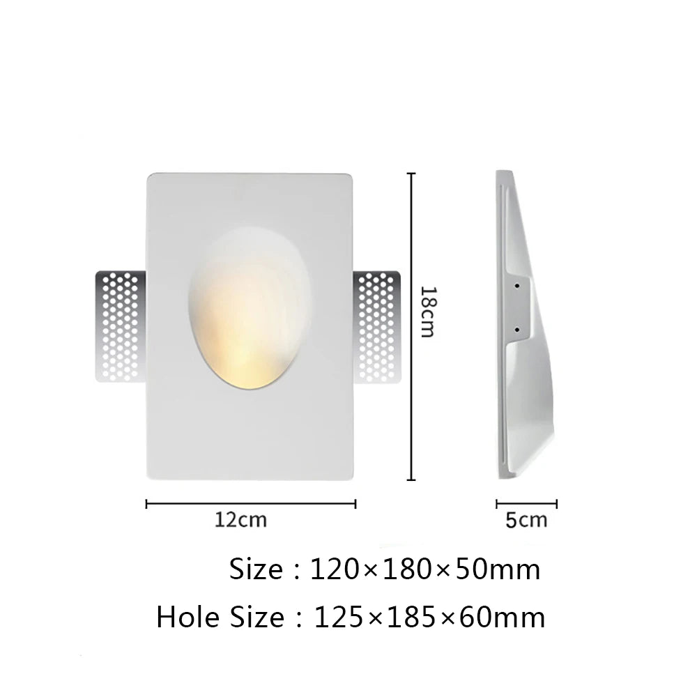 Doria Recessed Modern Wall Sconce for Modern Interior – Minimalist