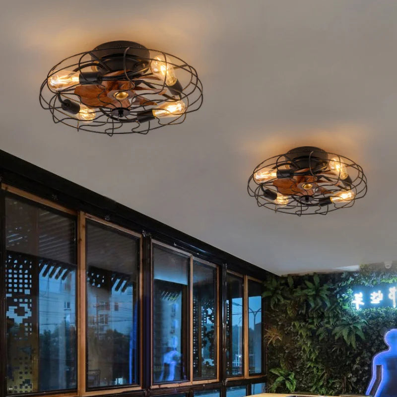 Belluno Invisible Blades Ceiling Fan with Light for Dining Room – Remote Control