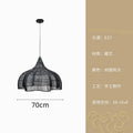 Rattan Chandelier – Wabi-Sabi Japanese for Living Room, Hotel Lobby, Bedroom | Isolde Orbit by Evenlyr